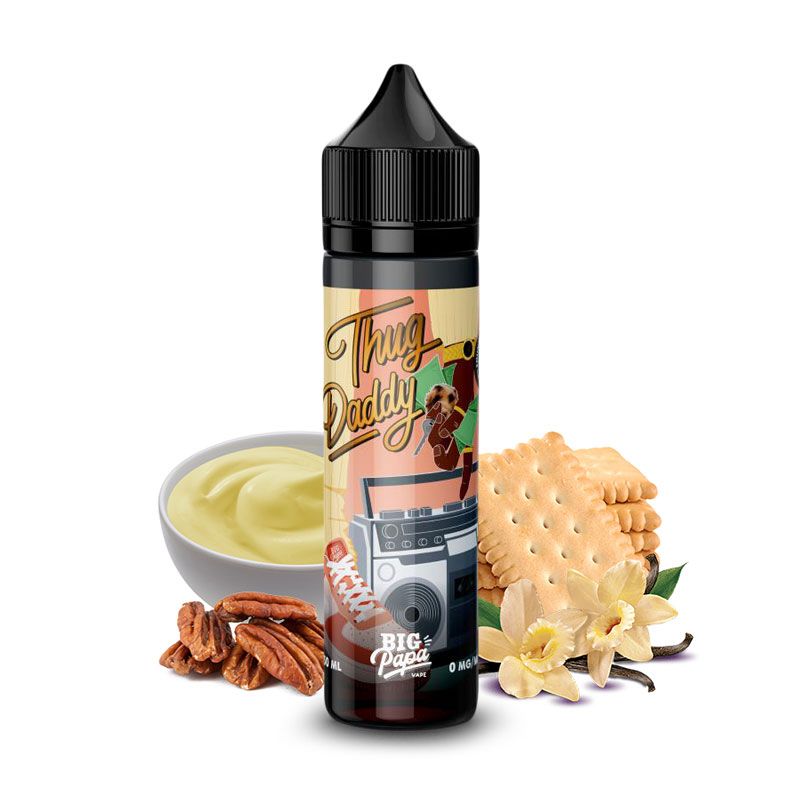 Photo du e-liquide gourmand Thug Daddy de la marque française Big Papa.