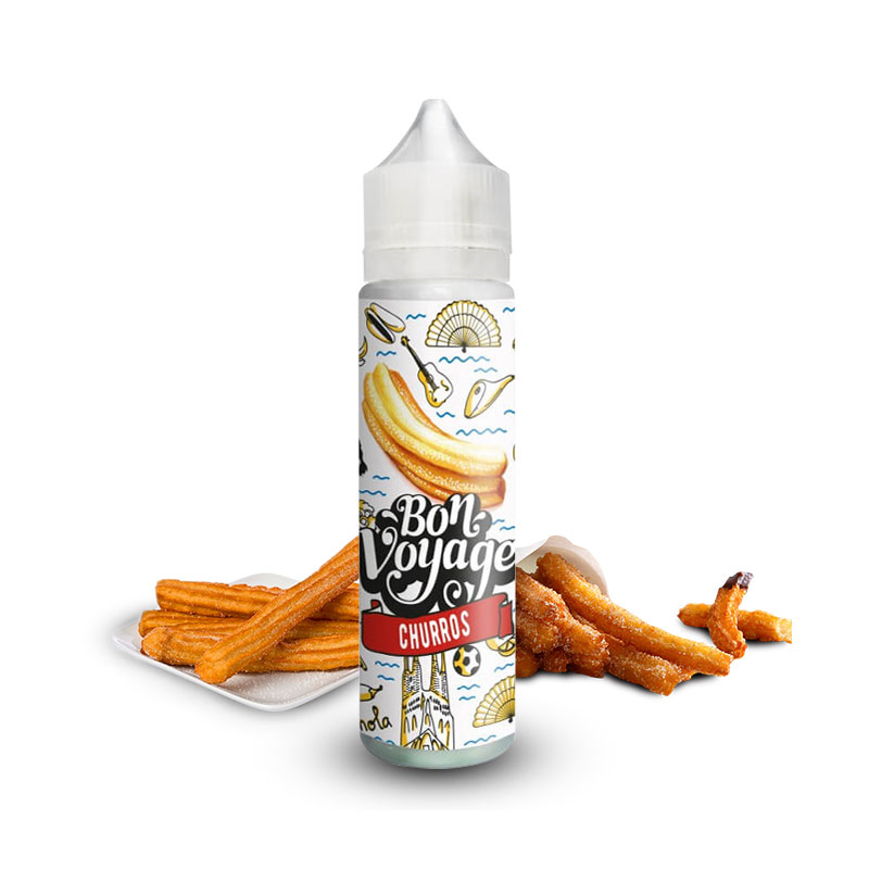 Photo du eliquide Churros 50ml de la marque française : Bon Voyage.