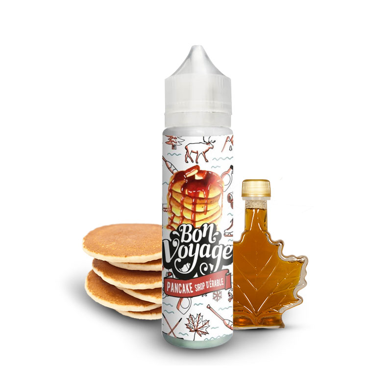 Photo du eliquide Pancake Sirop d'Érable 50ml de la marque française : Bon Voyage.