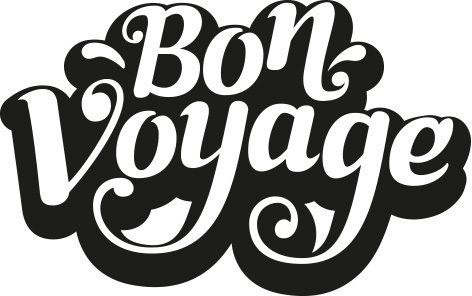 Logo de la marque française de e-liquide : Bon Voyage.