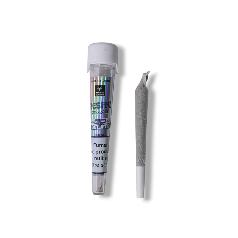 Pre Roll CBD Gelato Besito - Marie Jeanne