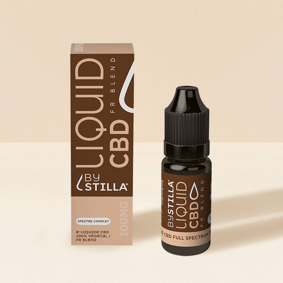 E-liquide CBD Full Spectrum FR Blend by Stilla, e-liquide français au CBD au spectre complet.