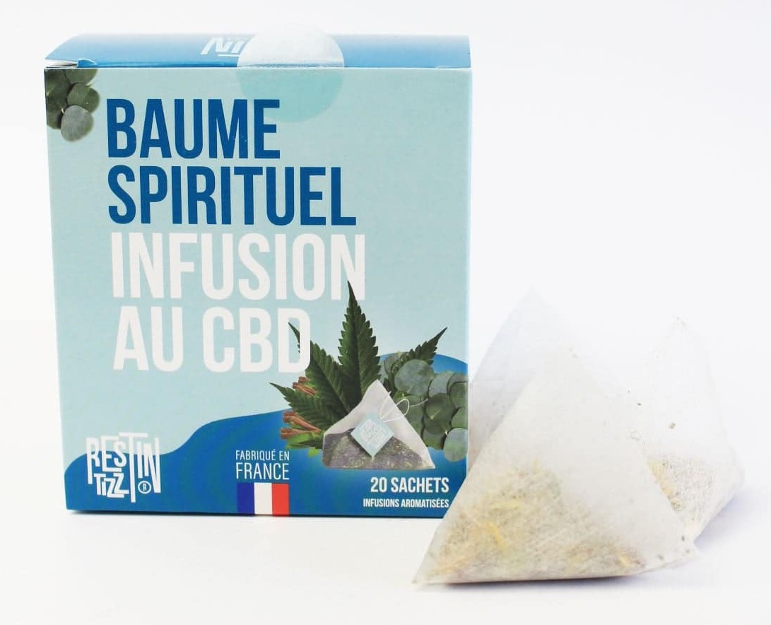 Infusettes CBD Baume Spirituel TIZZ bio eucalyptus citronnelle relaxation