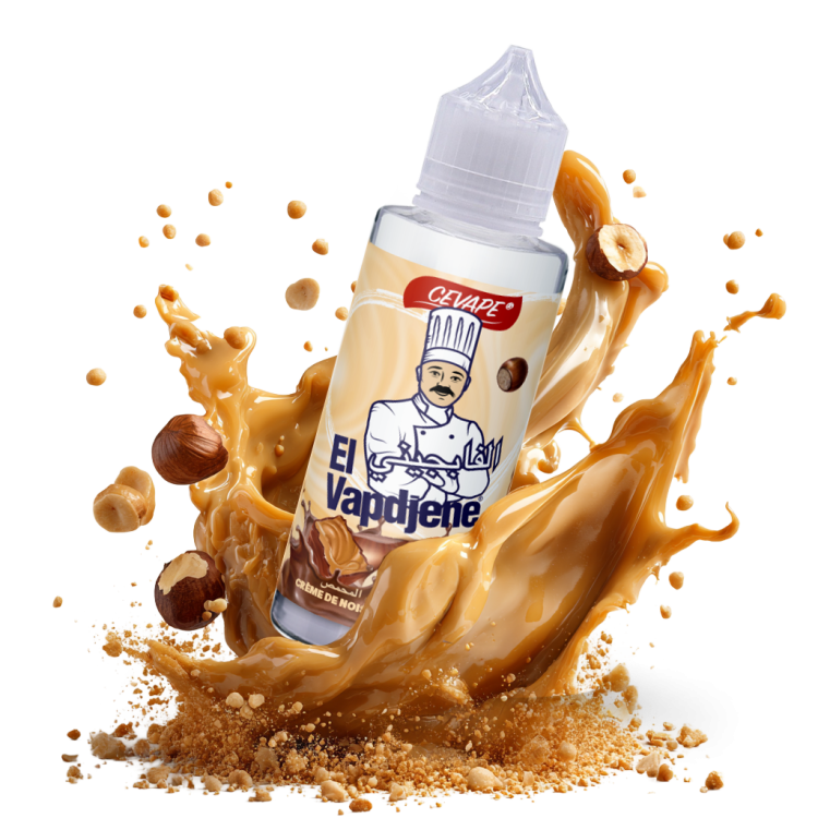 E-liquide El Vapdjene 100ml Cevape saveur crème de noisettes grillées
