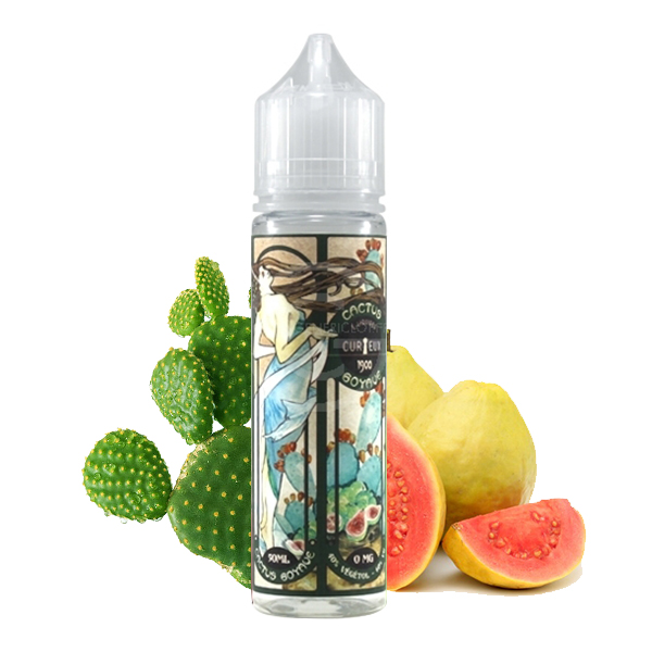 Eliquide Goyave Cactus de l'édition 1900 par la marque française Curieux E-liquides.