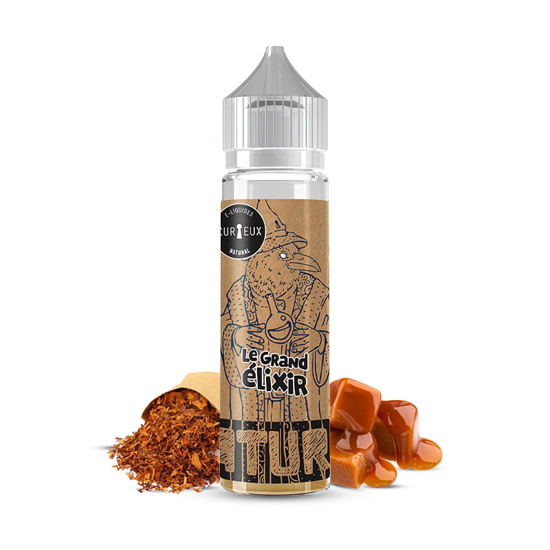 Eliquide Grand Elixir 50ml par la marque française Curieux E-liquides.