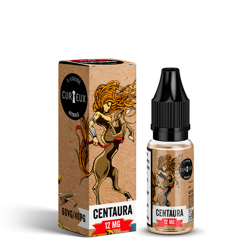 Eliquide Centaura 10ml de l'édition Astrale par la marque française Curieux E-liquides.