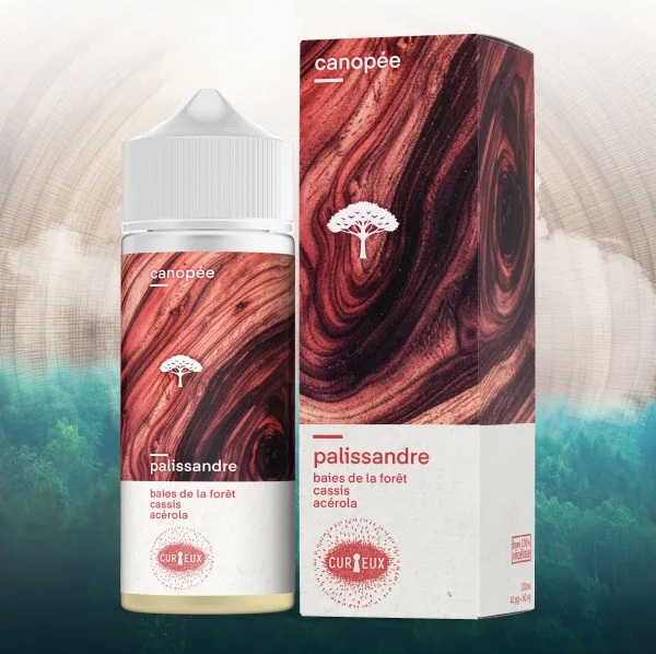 E-liquide Palissandre 100ml Canopée Curieux saveur baies cassis acérola frais