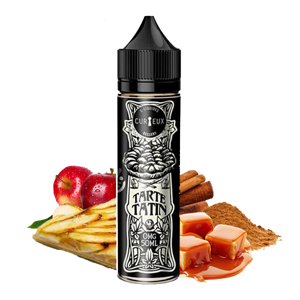 Eliquide Tarte Tatin de l'édition Dessert par la marque française Curieux E-liquides.