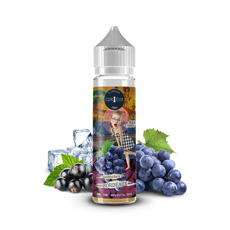 Eliquide Bamboche à Bordeaux 50ml de la gamme Hexagone par la marque française Curieux E-liquides.