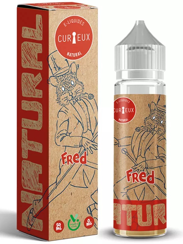 E-liquide Fred 50ml Edition Natural Curieux fruits rouges raisin réglisse au Végétol