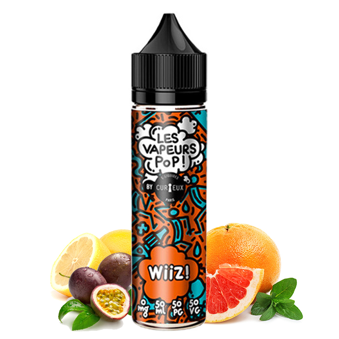 WIIZ! Eliquide 50ml Les Vapeurs Pop by Curieux.