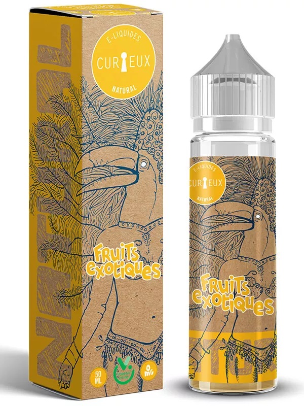 E-liquide Fruits Exotiques 50ml Edition Natural Curieux au Végétol