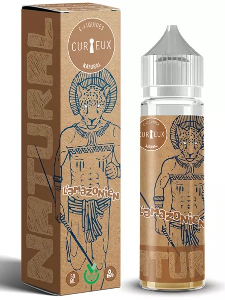 E-liquide Amazonien 50ml Edition Natural Curieux classic corsé boisé