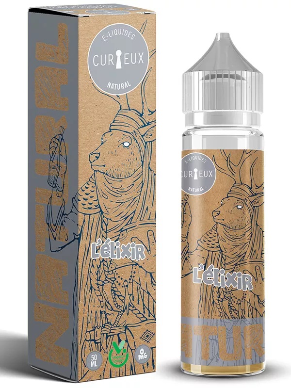 E-liquide Elixir 50ml Edition Natural Curieux classic blond Végétol