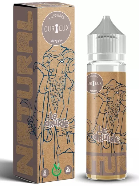 E-liquide Druide 50ml Edition Natural Curieux classic fruits à coque Végétol