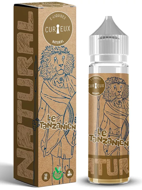 E-liquide Tanzanien 50ml Edition Natural Curieux tabac blond au Végétol