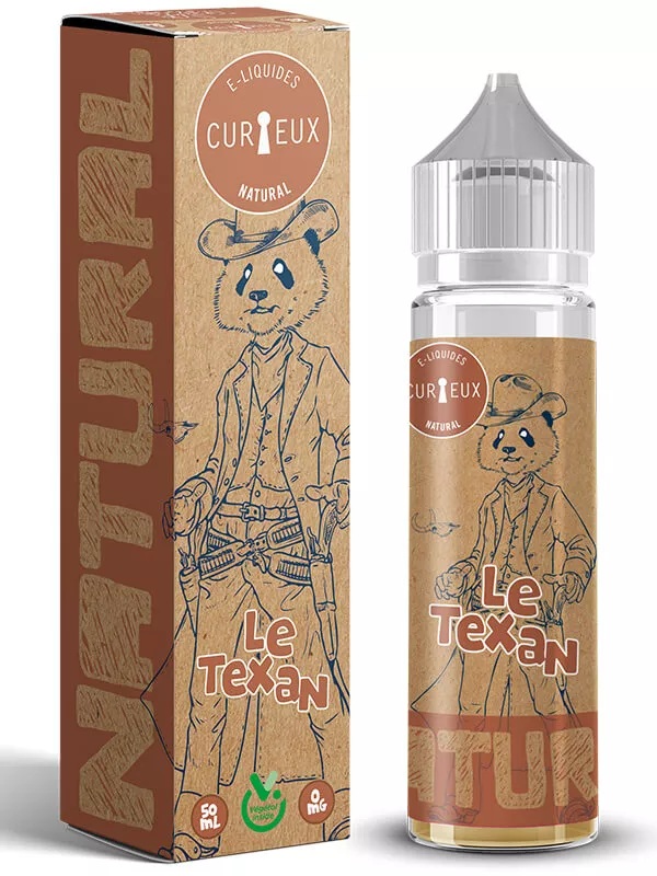 E-liquide Texan 50ml Edition Natural Curieux classic blond au Végétol
