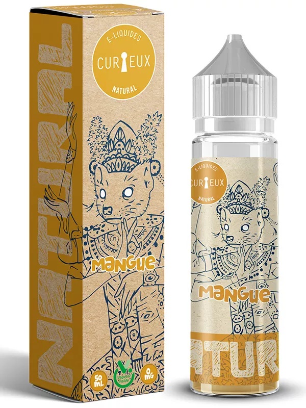 E-liquide Mangue 50ml Edition Natural Curieux au Végétol