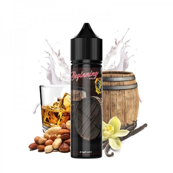 E-liquide The Beginning 50ml Dilligaf vanille caramel gourmand premium notes boisées