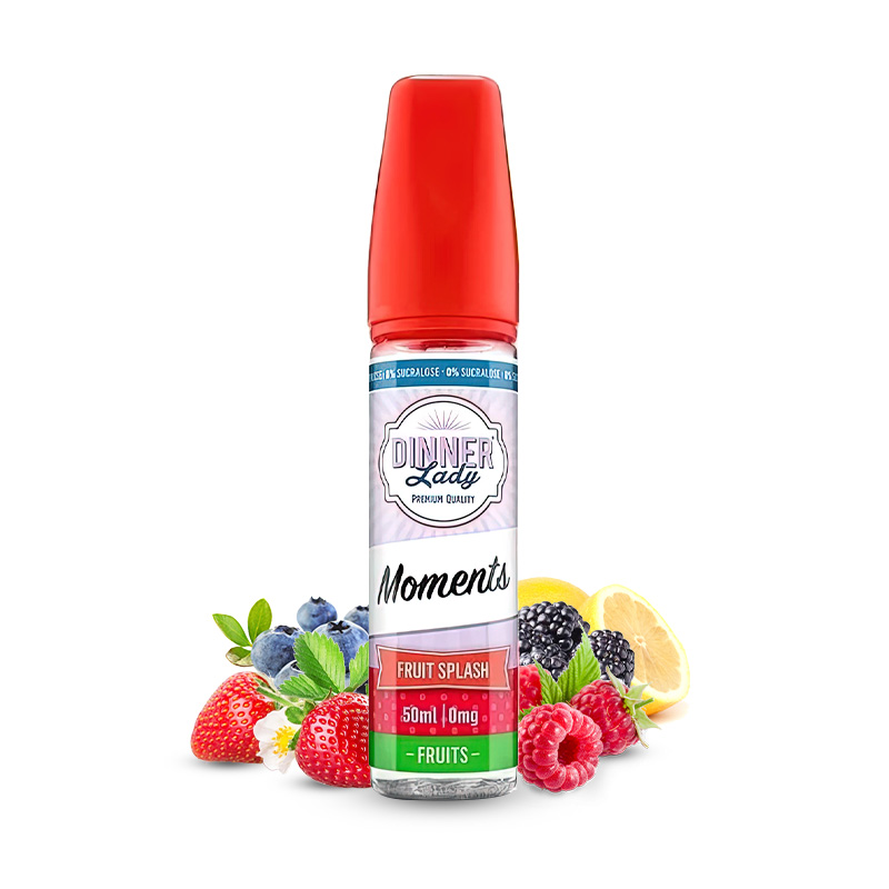 Présentation produit du eliquide Fruit Splash de Dinner Lady