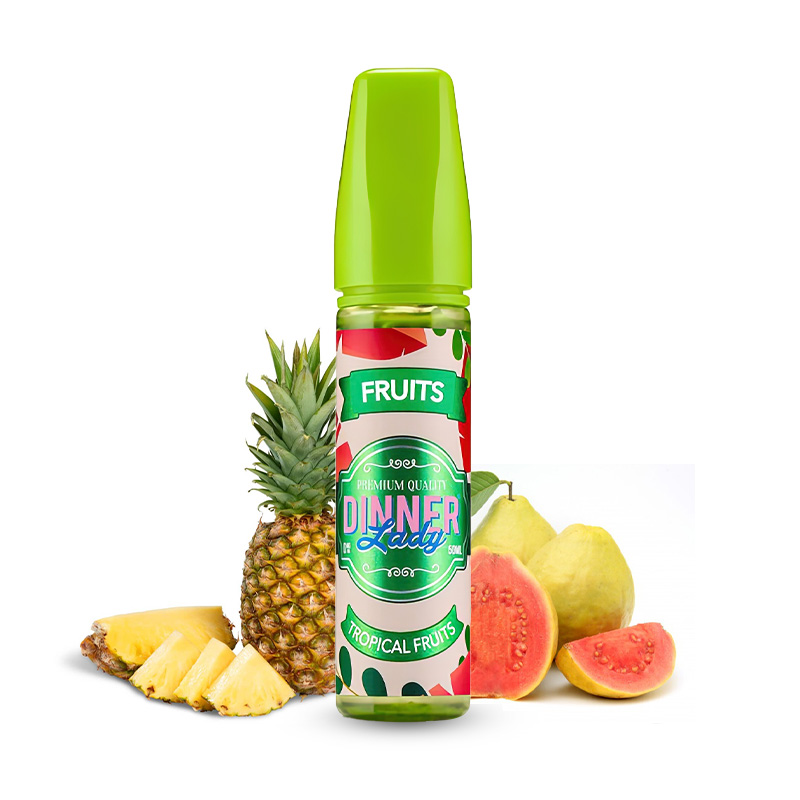 Présentation produit du eliquide Tropical Fruits de Dinner Lady