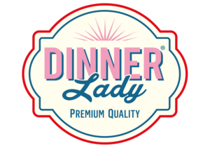 Logo de la marque anglaise de eliquide pour le vapotage : Dinner Lady.