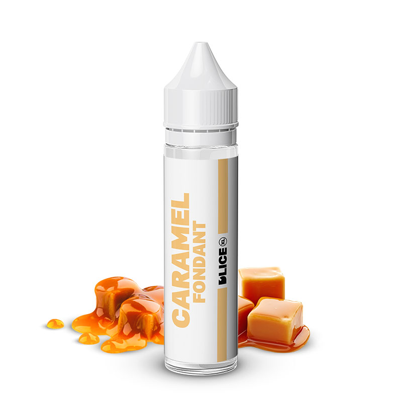 Photo du eliquide Caramel Fondant XL 50ml de la marque française : D'lice.