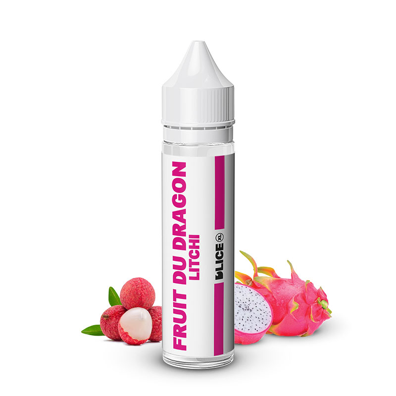 Photo du eliquide Fruit du dragon Litchi XL 50ml de la marque française : D'lice.