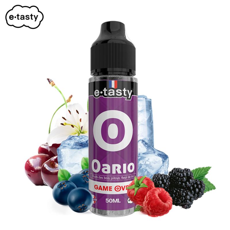E-liquide Oario 50ml Game Over by E.Tasty fruits des bois pitaya fleur de lys