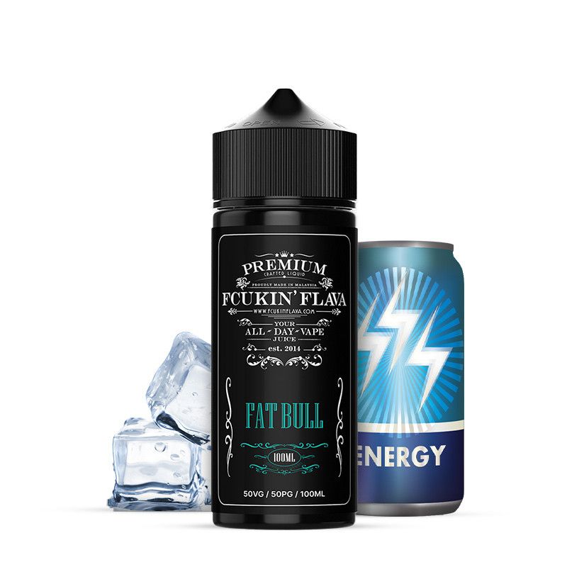 E-liquide Fatbull 100ml Fcukin Flava saveur boisson énergisante fraîche