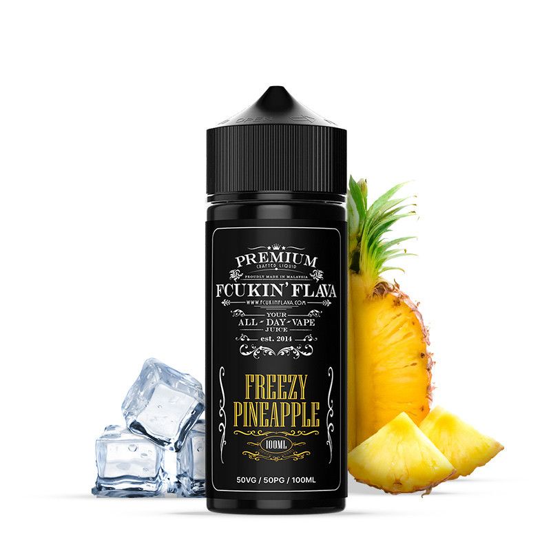 E-liquide Freezy Pineapple 100ml Fcukin Flava saveur ananas frais mentholé