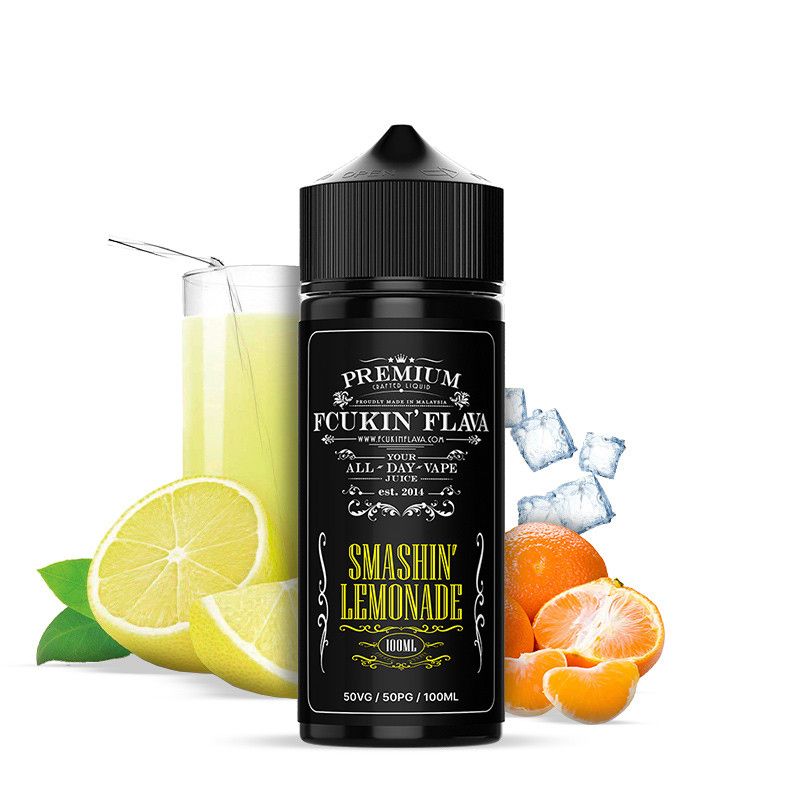 E-liquide Smashin Lemonade 100ml Fcukin Flava saveur limonade mandarine agrumes frais