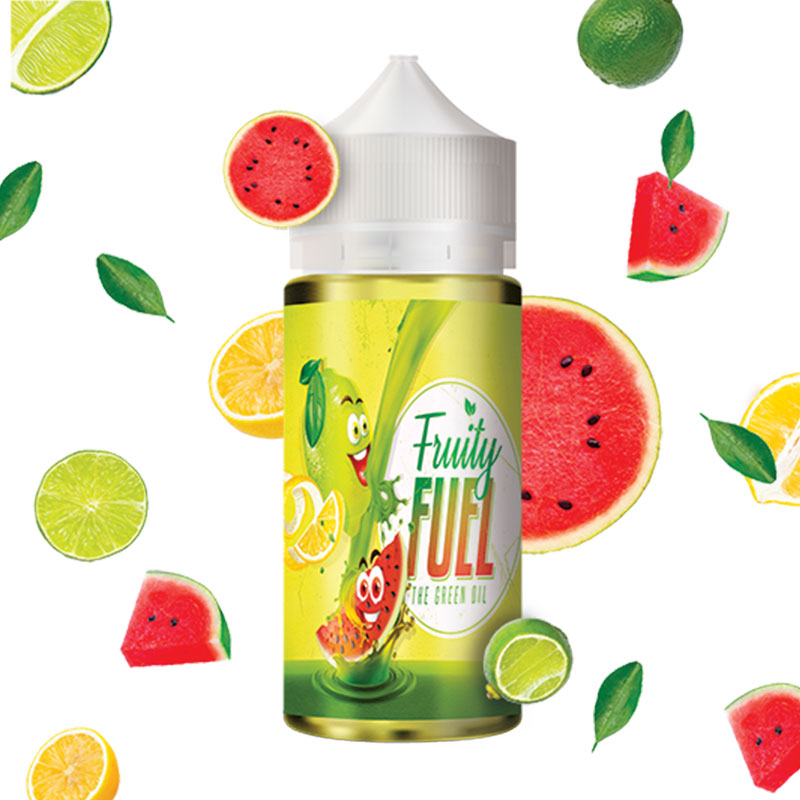 Eliquide The Green Oil de la marque française de e-liquides fruités : Fruity Fuel.