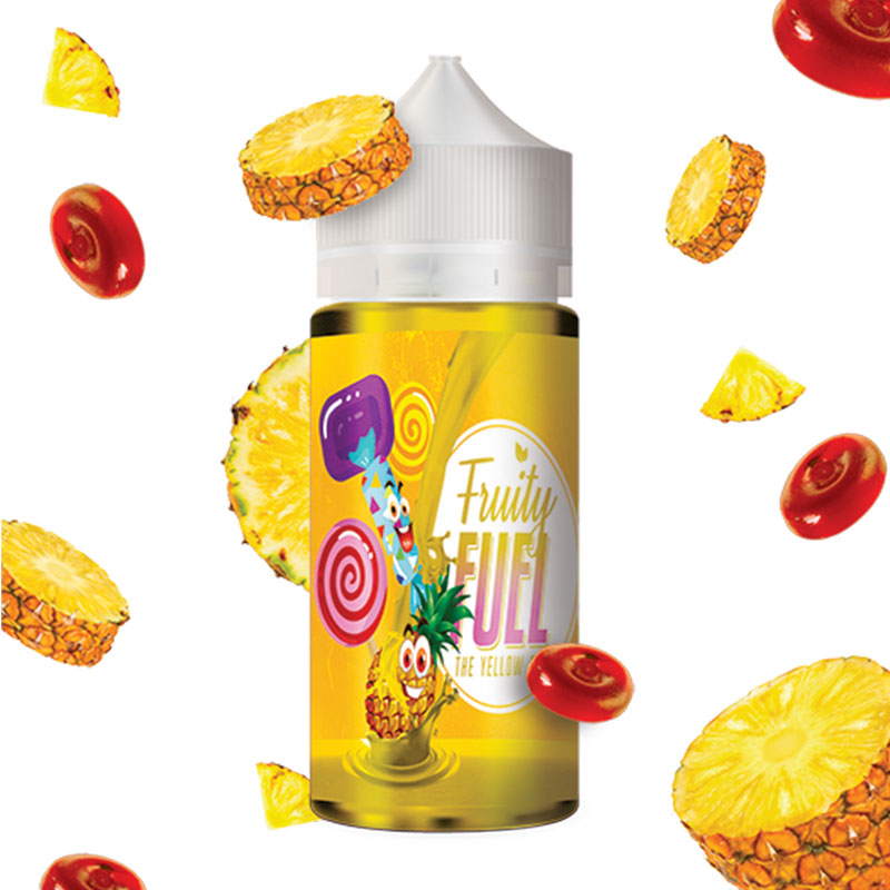 Eliquide The Yellow Oil de la marque française de e-liquides fruités : Fruity Fuel.