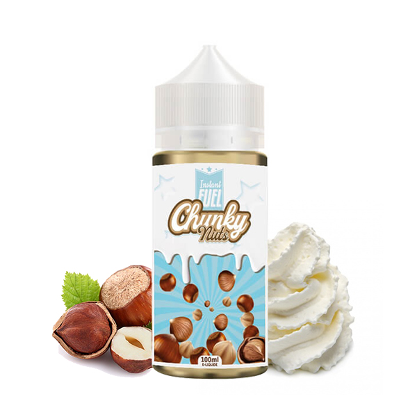Eliquide Chunky Nuts de la marque française de e-liquides fruités : Fruity Fuel.