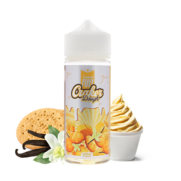Eliquide Cracker Dough de la marque française de e-liquides fruités : Fruity Fuel.