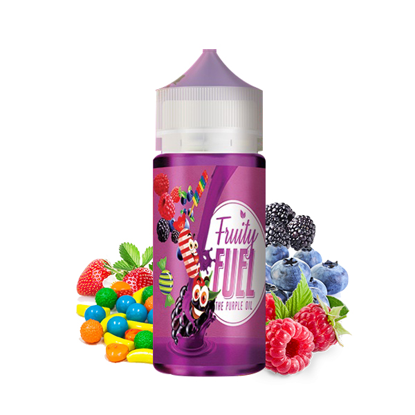 Eliquide Purple Oil de la marque française de e-liquides fruités : Fruity Fuel.