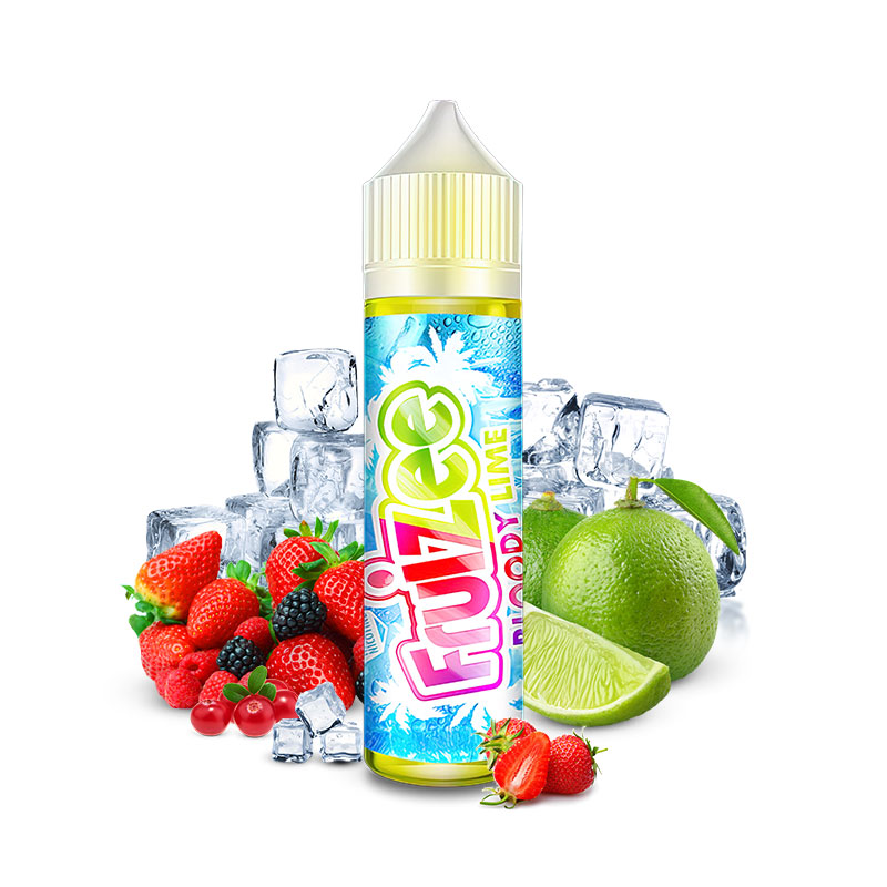 Photo du e-liquide Bloody Lime 50ml de la gamme Fruizee du fabricant français Eliquid France.