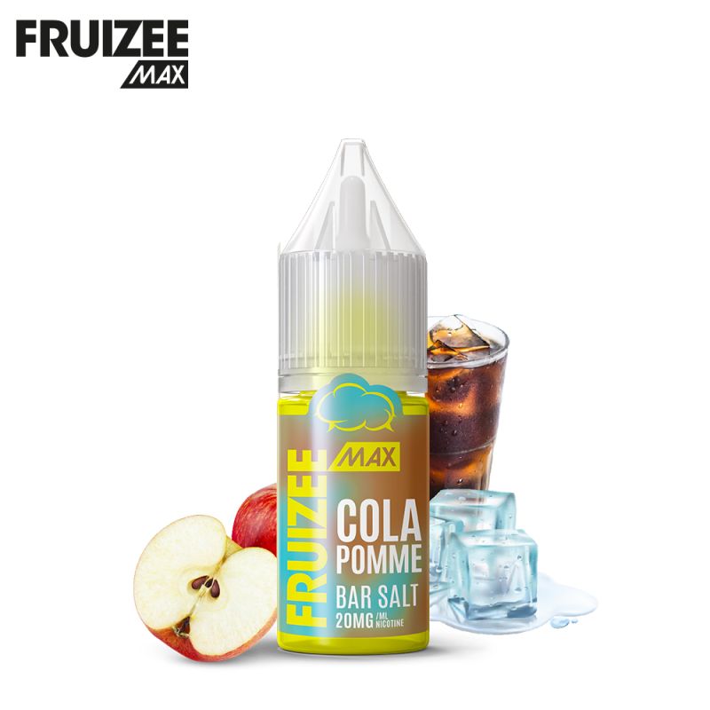 E-liquide Cola Pomme Sel de Nicotine Bar Salt Fruizee Max Eliquid France 10ml