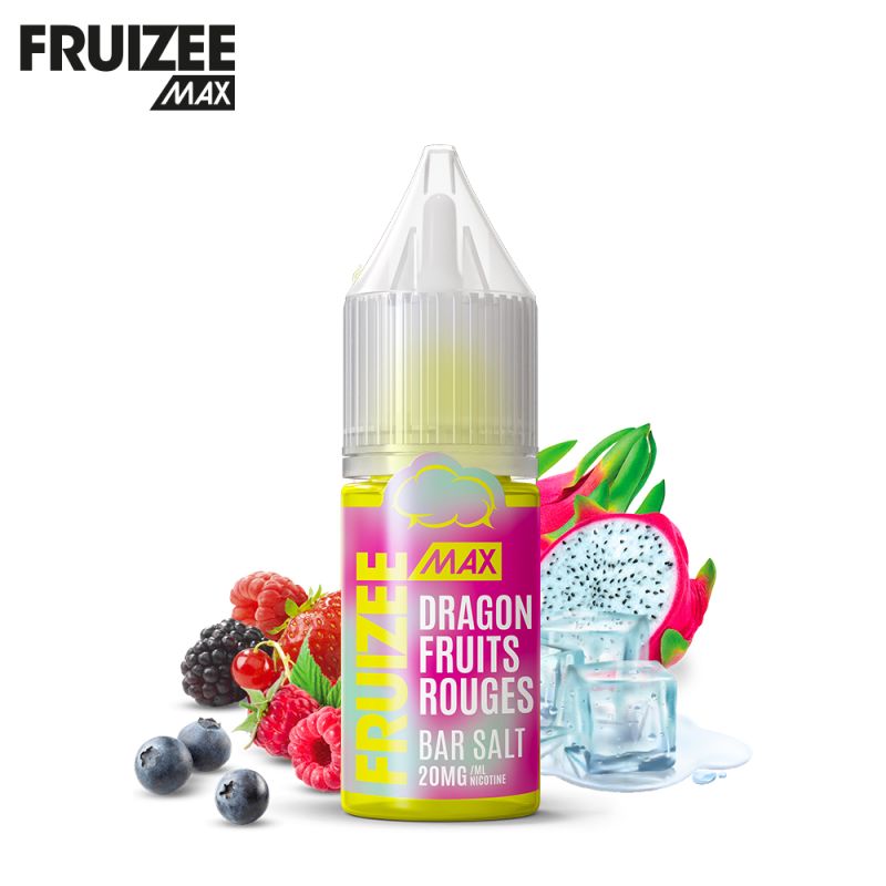 E-liquide Dragon Fruits Rouges Sel de Nicotine Bar Salt Fruizee Max Eliquid France 10ml