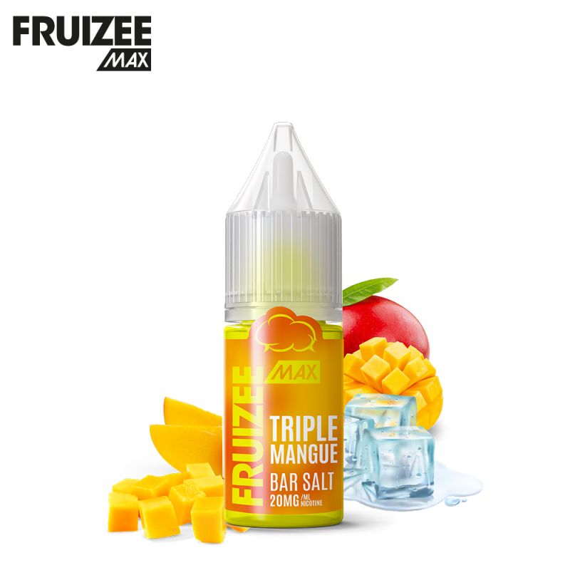 E-liquide Triple Mangue Sel de Nicotine Bar Salt Fruizee Max Eliquid France 10ml