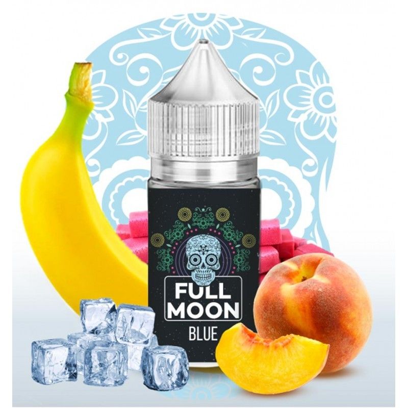 Concentré Blue 30ml Full Moon arôme DIY pêche banane bubble-gum frais