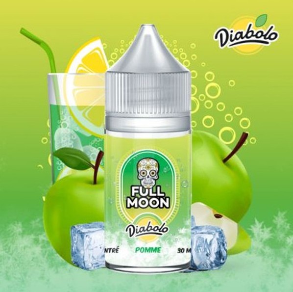 Concentré Diabolo Pomme 30ml Full Moon arôme DIY limonade pomme verte fraîche
