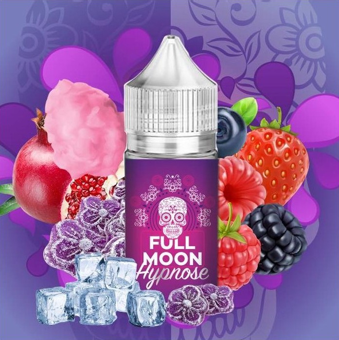Concentré Hypnose 30ml Full Moon arôme DIY barbe à papa violette myrtille fruits rouges frais