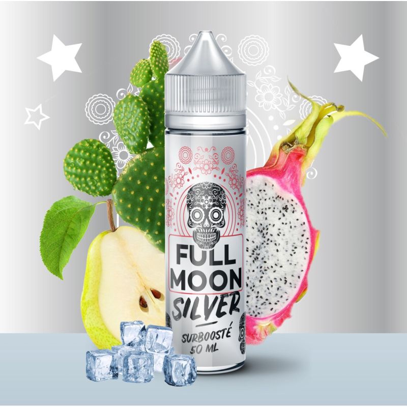 Silver 50ml Full Moon e-liquide poire fruit du dragon cactus frais