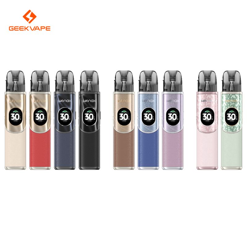 Kit Wenax Q2 GeekVape pod 1250 mAh 30 W avec cartouches Q 3 ml