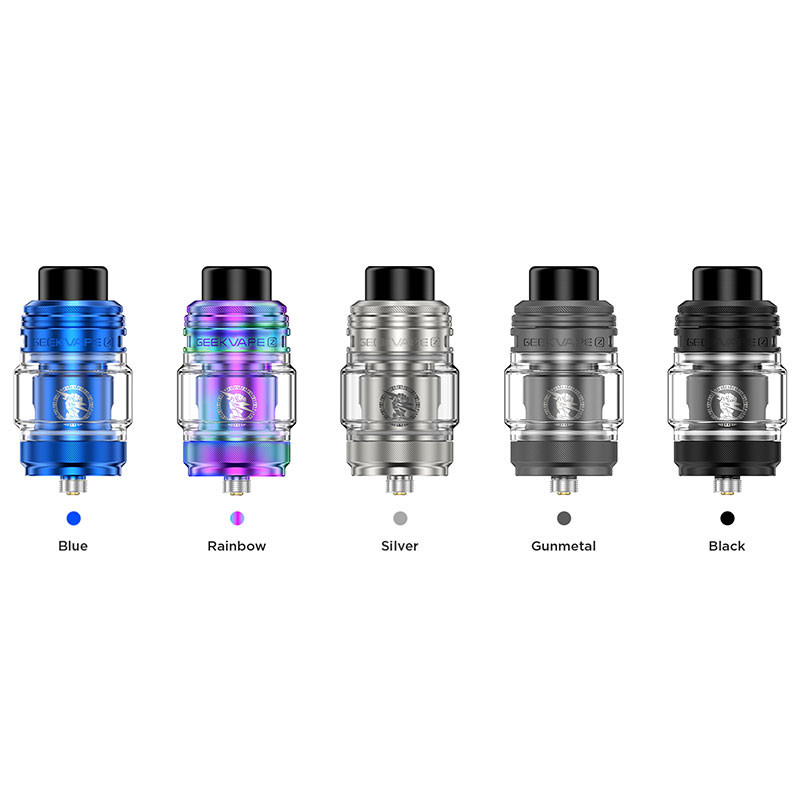 Photo des différentes déclinaisons et coloris du clearomiseur Z Fli GeekVape.