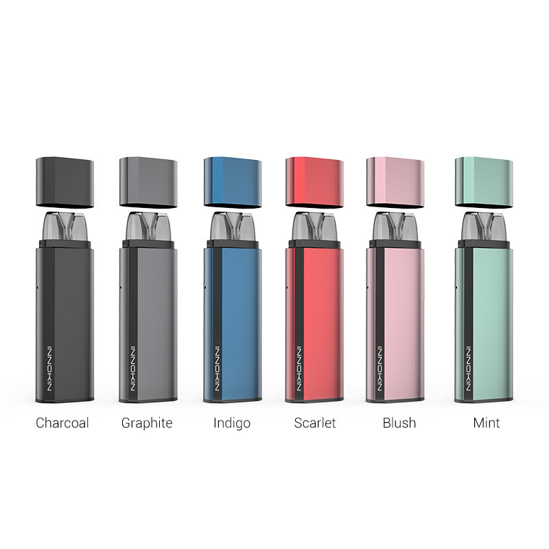 Photo des déclinaisons de couleurs existantes du kit Pod Klypse par Innokin, cigarette électronique nomade.