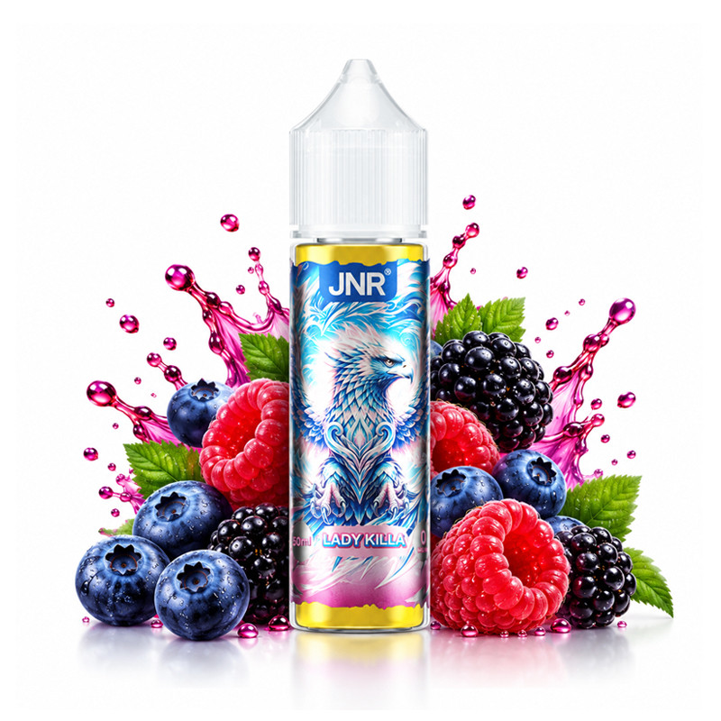 E-liquide Lady Killa 50 ml JNR myrtille fraise mangue pêche